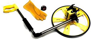 KROST TC01 Portable Distance Measuring Wheel/Rodometer Tc01 with Free Rubber Gloves and 3Mtr Freemans Measuring Tape