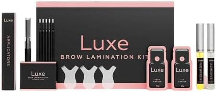 Pro Eyebrow Lamination Kit by Luxe Cosmetics - Perfectly Laminated Brows for 8 Weeks - Easy DIY, 3 Full Applications - Complete Brow Lamination Kit at Home for Fuller and Thicker Eyebrows