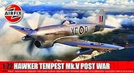 Airfix Hawker Tempest MK V 1:72 Post WWII British Military Aviation Plastic Model Kit A02110