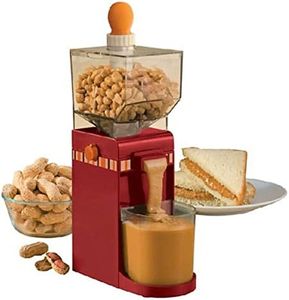 DIY Making Peanut Grinder 150W Electric Grain Grinder, Peanut Butter Machine, Portable Nut Manufacturing Cooking Grinder Traditional Physical Refining, 110V-220V Home Almonds Peanut Butter Maker Machi