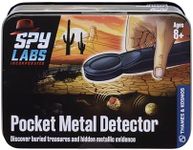 Thames & Kosmos Spy Labs Inc: Pocket Metal Detector Detects Metallic Pieces of Evidence | Essential Tools & Tricks of The Trade from The Detective Gear Experts for Young Investigators