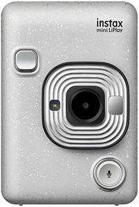 Fujifilm Instax Mini Liplay Hybrid Instant Camera - Stone White