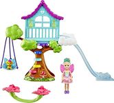 ​Barbie Dreamtopia Chelsea Fairy Doll and Fairytale Treehouse Playset with Seesaw, Swing, Slide, Pet and Accessories, Gift for 3 to 7 Year Olds