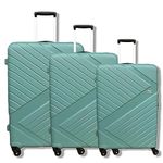 American Tourister Polypropylene Kamiliant Hard Trolley Bags Set Of 3 (Cabin 20", Medium 24", Large 28")|360* Rotation Spinner Luggage Suitcase Bag Easy To Drag With 4 Wheels (Grey)