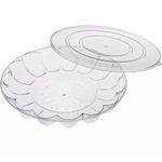 Hanna K. Signature Collection Stylish Premium Clear Plastic Heavyweight Deviled Egg Tray – 1 Pc. - Easy to Clean, Durable, and Reusable