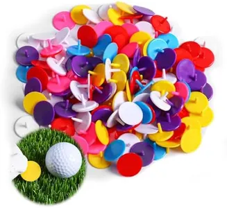Golf Ball Markers Plastic Bulk Value 60 120 Pack 25mm 0.98" Round Position Marker Multicolor Golf Mark Accessories Set Gifts for Men Women Golfers (60 Pack)