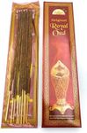 Royal Oud Incense Sticks Natural Oudh Handmade Agarwood Powder Scent Home Fragrance Oriental Arabian Indian