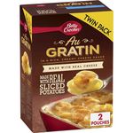 BETTY CROCKER AU GRATIN Made with 100% Real Potatoes Twin Pack 249g Box