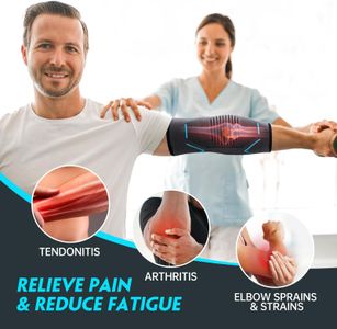 Molsdon Elbow Support Sleeves 2-Pack – Compression Brace for Pain Relief