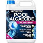 Pro-Kleen Pool Algaecide Algae Remover and Cleaner for Swimming Pools and Hot Tubs 5L Removes & Prevents Growth, Treatment, Long-Lasting Professional Formula For Clear Water