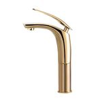 ZAP Lavish Series Curved Designer Body Hot & Cold Basin Mixer Basin Faucet Tap/Single Lever Basin Mixer/Hot & Cold Basin Tap/Wash Basin Water Tap/Pillar Wash Basin Tap (Deck Mounted)