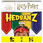 Hedbanz, Harry Potter Wizarding World 2022 Edition with New Cards Family Board Game Gift Toy Merchandise Books Movies Card Game House Headbands, for Adults & Kids Ages 6 and up