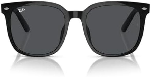 Ray-Ban Rb4401d Square Sunglasses, Black/Dark Grey, 57 mm