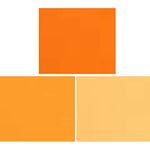 Orange Color Correction Gel Filter Sheet 16x20 inches Kit, Full CTO, 1/2 CTO, 1/4 CTO Photography Lighting gels for Photo Studio Flashlight Led Light