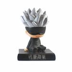 Ozzo Plastic Gojo Satoru Jujutsu Kaisen Bobblehead Action Figure Toy | Pvc Action Figurine | Model Anime Toys Bobble Head (Gojo Satoru,Pack Of 1,096), Multicolored