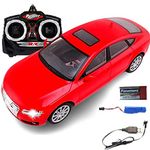 Sunzita® Racing Car Remote Control Racing car Full Function Remote Control Large Size Car Rc Car Remote Control car - Chargeable Battery car - Pack of 1 - Multi Color