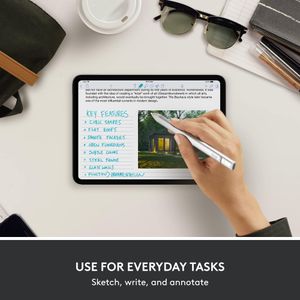 Logitech Crayon USB-C Digital Pencil for iPad – Silver