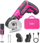 Monika 4V Cordless Pink Rechargeable Screwdriver Multiple Application Screw Tool Kit Set