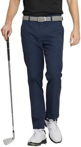 M MAELREG Golf Pants Men Casual Slim Fit -30"/32"/34" Stretch 5 Pockets Business Waterproof Mens Dress Pants Navy