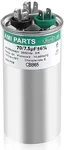AMI PARTS 70+7.5 MFD 70/7.5 uF 370/440V CBB65 CBB65B Round Dual Run Capacitor Replace for 97F9895 Z97F995,for Heat Pump，Condenser Fan，Air Conditioner，HVAC Capacitor