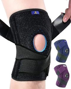 ABYON Adjustable Knee Braces for Knee Pain with Side Stabilizers for Man Women.Relieves Meniscus Tear,ACL, LCL, MCL,Arthritis.Non Slip Adjustable Knee Support for Joint Pain Relief,Injury Recovery