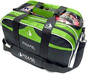 Pyramid Path Double Tote Plus Clear Top Bowling Bag (Holds Shoes)