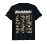 Jurassic World 2 Expressions of Raptor Squares T-Shirt