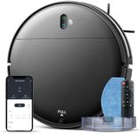 Robot Vacuum and Mop Combo, 2 in 1 Mopping Robot Vacuum Cleaner with Schedule, Wi-Fi/Voice/App, Strong Suction, Ease of Use, Self-Charging Robotic Vacuum, Slim, Ideal for Hard Floor, Pet Hair, Carpet