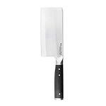 KitchenAid Kitchen Knife, Meat and Vegetable Cleaver, Japanese Steel, 15cm (6"), Black, Blade Cover Included