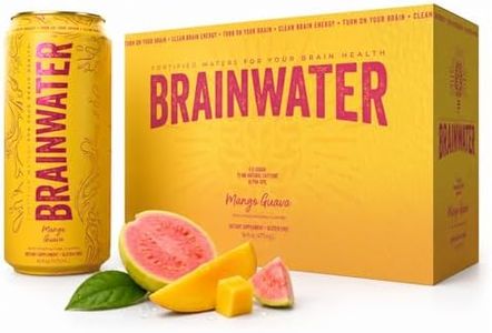 BrainWater Mango Guava Functional Water, 16 fl oz, 8 Pack