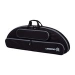 Legend Wolf Compound Bow Case for Genesis Bows- NASP Archery Bow Bag - Protective Travel Bags for Gear with External Pockets, Thick Padding, Backpack Straps, Nylon Lining - 37-Inch Interior