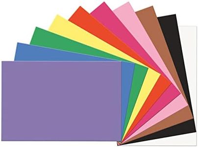 SunWorks Prang (Formerly) Construction Paper, 10 Assorted Colors, 12" x 18", 100 Sheets