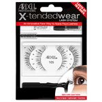 Ardell False Eyelashes X-Tended Wear 105 Black Natural Lash Clusters Personalised Lasts Up To 6 Days Seamless Vegan-Friendly Eyelashes