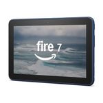 Amazon Fire 7 tablet (newest model), 7” display, read and watch, under $80 with 10-hour battery life, 16 GB, Denim