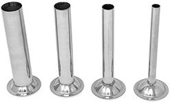 #5 Stainless Steel Sausage Stuffing Tubes for Meat Grinder (Set of 4)