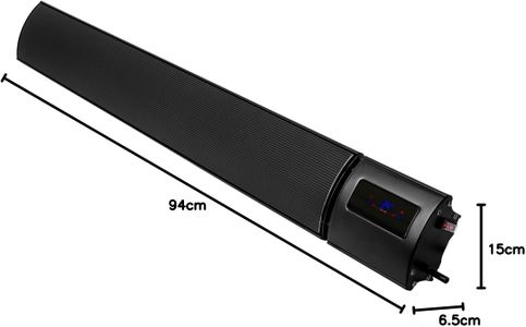 Devola 1200W Smart Infrared Patio Heater – Outdoor Electric Heating