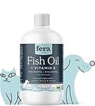 Fera Pets Fish Oil for Dogs & Cats – 8oz, 48 Servings​ – Liquid Fish Oil with Wild-Caught Fish to Maintain Your Pet’s Skin, Immune & Brain Function