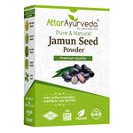 Attar Ayurveda Jamun Seed Powder for Diabetes - 250 gram