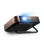 ViewSonic M2 Full HD Smart Portable LED Projector for Gaming, Family & Home Entertainment with WiFi Bluetooth and Harman Kardon Audio - Metallic Bronze