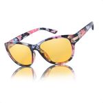 Myiaur Night Vision Glasses for Women, Anti Glare Night Driving Glasses Polarized Yellow Lens, Ideal for Night Time