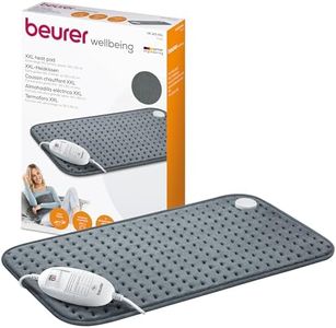 Beurer HK123 XXL Heat Pad, Longer Electric Pad For Even More Comforting Warmth And Relaxation, 3 Temperature Settings & Automatic Switch-Off, 60 x 30 cm