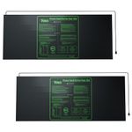 iPower GLHTMTLX2 2-Pack Durable Waterproof Seedling Heat Mat 48" x 20" Warm Hydroponic Plant Germination Starting Pad, Black