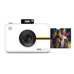 KODAK Step Touch - White Instant Print Camera - 13MP Digital Camera with 3.5” LCD Touchscreen Display, 1080p HD Video, 10x Optical Zoom, Selfie Mirror, Bluetooth & Zink Zero Ink Technology