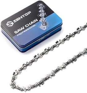 ZENTOP Carbide Chainsaw Chain 18 Inch, 3/8" LP Pitch, 050" Gauge, 62 Drive Links, Fits Poulan 4018, 4218, Echo CS-3400, CS-3450 and More, 1 Chain