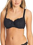 Freya Women's Fancies Underwire Balcony K Cup Bra, Black, 32J