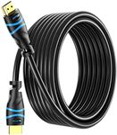 BlueRigger 4K HDMI Cable (35FT/10M), HDR, in-Wall CL3 Rated, High Speed 4K 30Hz, HDCP2.2, eARC, Long HDMI Cord) - Compatible with Home Theatre, HDTV, Gaming Console, Streaming Devices