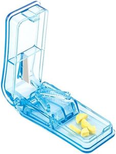 Qeedee Pill Slicer, Pill Cutter for Small or Large Pills, Tablet Splitter Portable Pill Splitter for Vitamins or Pills Cutting, Blue