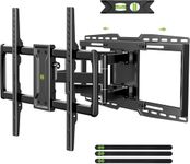 USX MOUNT Full Motion TV Wall Mount Bracket for Most 42-97 Inch TVs with Sliding Design for Centering, Holds up to 150lbs, Fits 16, 18, 24 inch Studs with Swivel Articulating Arms up to VESA 600x400mm