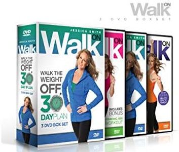 Walk On: Walk the Weight Off 30 Day Plan [3 DVD Box Set] Walking Based Fitness Program for Women Over 40 at Home, Low Impact, High Results