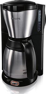 Philips HD7546/20 Filter Coffee Machine, Black Metal